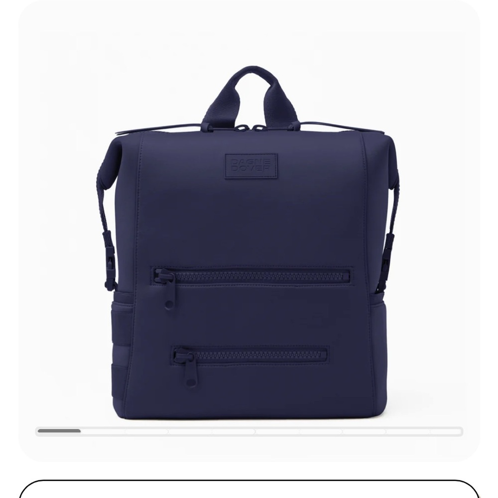 INDI NEOPRENE DIAPER BACKPACK - like new
Large in color storm